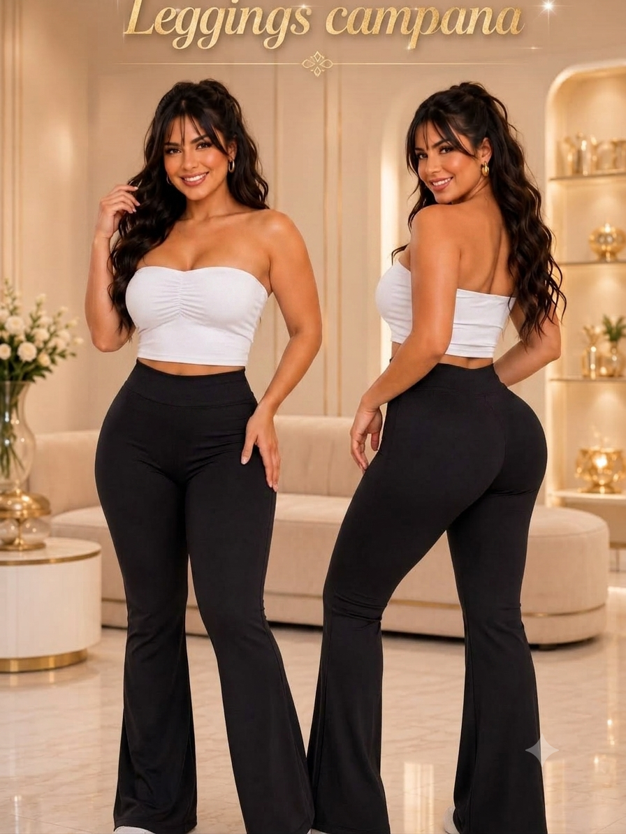 LEGGINS BOTA CAMPANA SUPLEX PREMIUM🌸