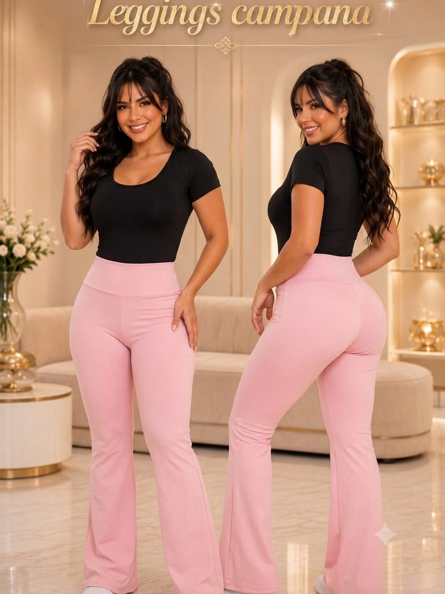 LEGGINS BOTA CAMPANA SUPLEX PREMIUM🌸