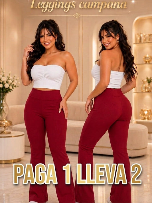 LEGGINS BOTA CAMPANA SUPLEX PREMIUM🌸