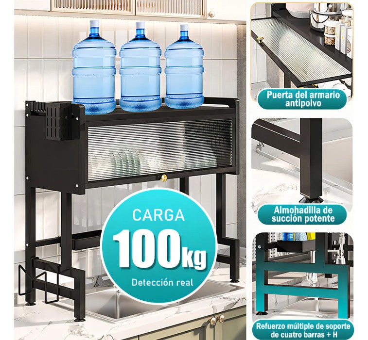 ESCURRIDOR DE PLATOS CON TAPA+ENVIO GRATIS🎁